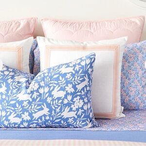 Caitlin Wilson Blush Scallop Quilted Euro Shams set of 2